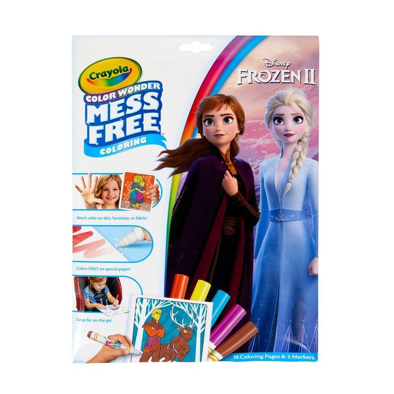 Crayola Color Wonder Frozen 2 Coloring Pages Set | Target