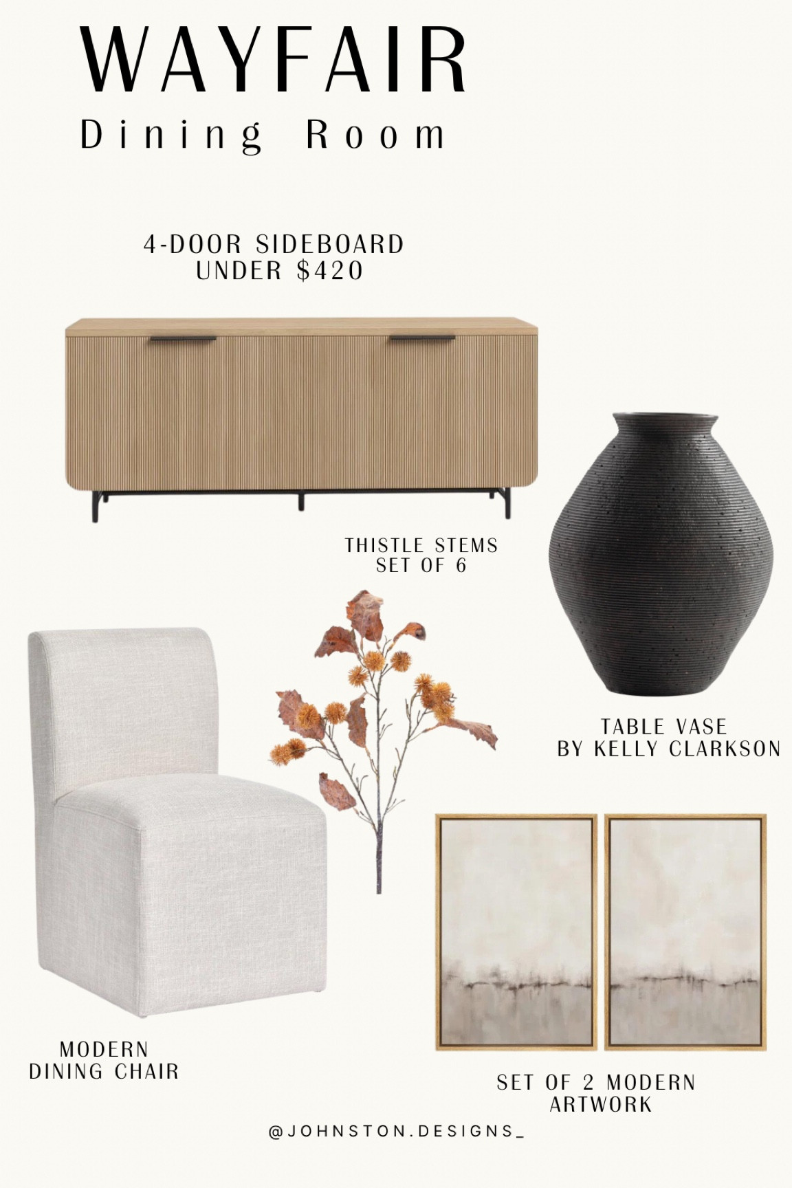 Wayfair Dining Room Inspiration 

#LTKHome #LTKSaleAlert