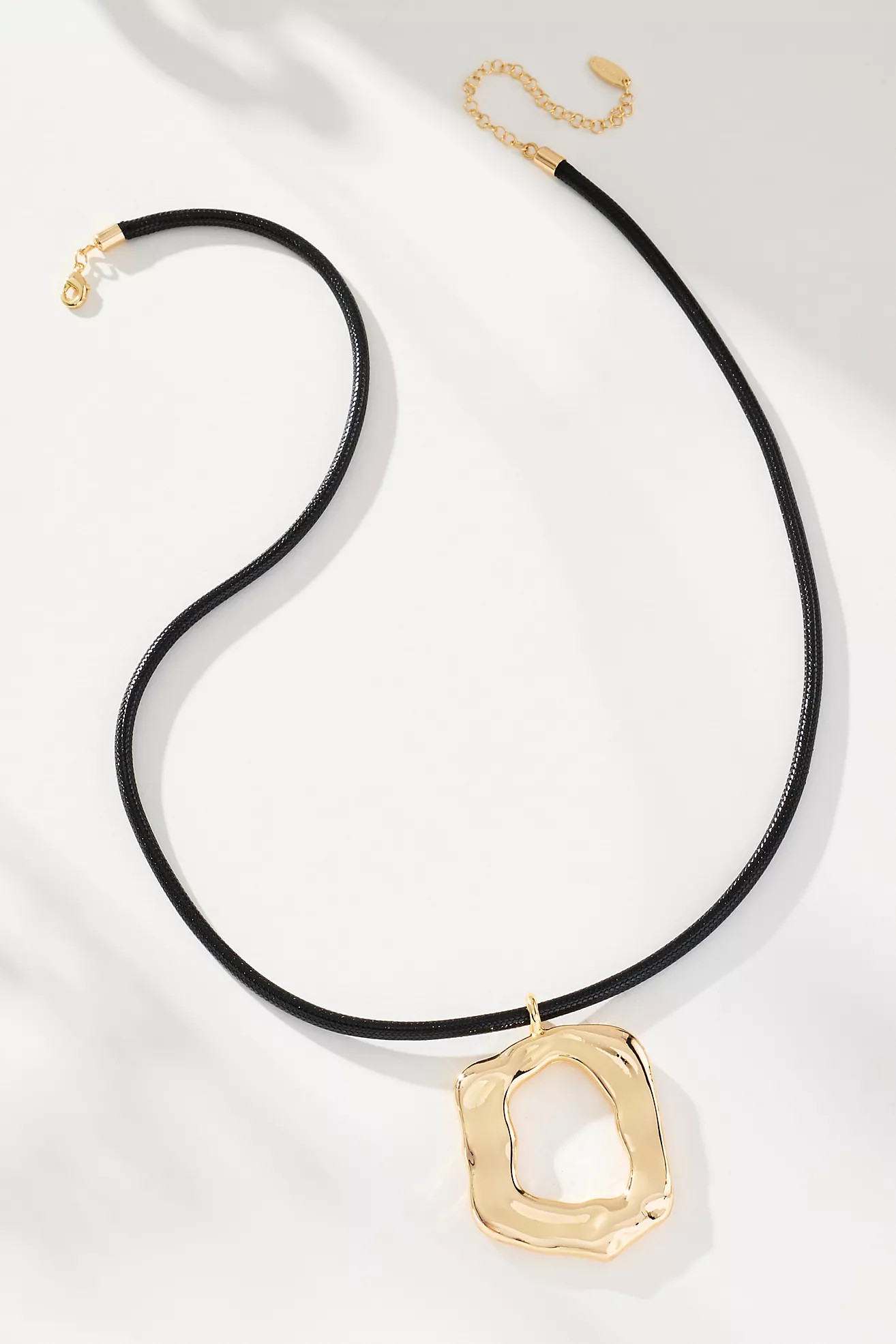 Round Pendant Cord Necklace | Anthropologie (US)