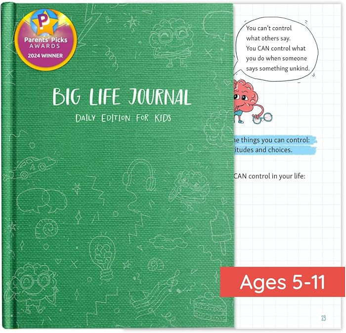 Big Life Journal \u2013 Daily Journal for Kids (Ages 5\u201311) \u2013 Guided Growth Mindset Work... | Amazon (US)