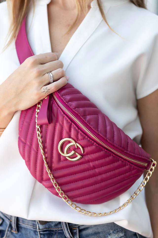 Gretchen Fanny Pack- Berry | Avara