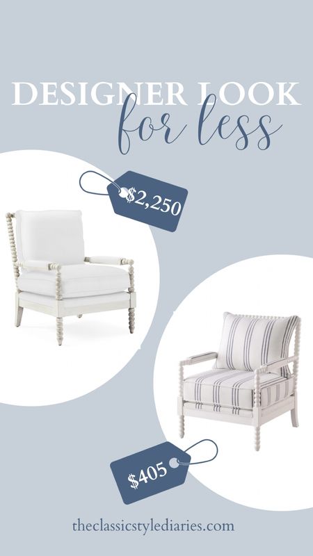 One of my favorite accent chairs for a living room or sitting room. The spindle detail is so classic. 
Serena and silly chair | look for less | traditional accent chair | cute accent chair 

#LTKstyletip #LTKhome