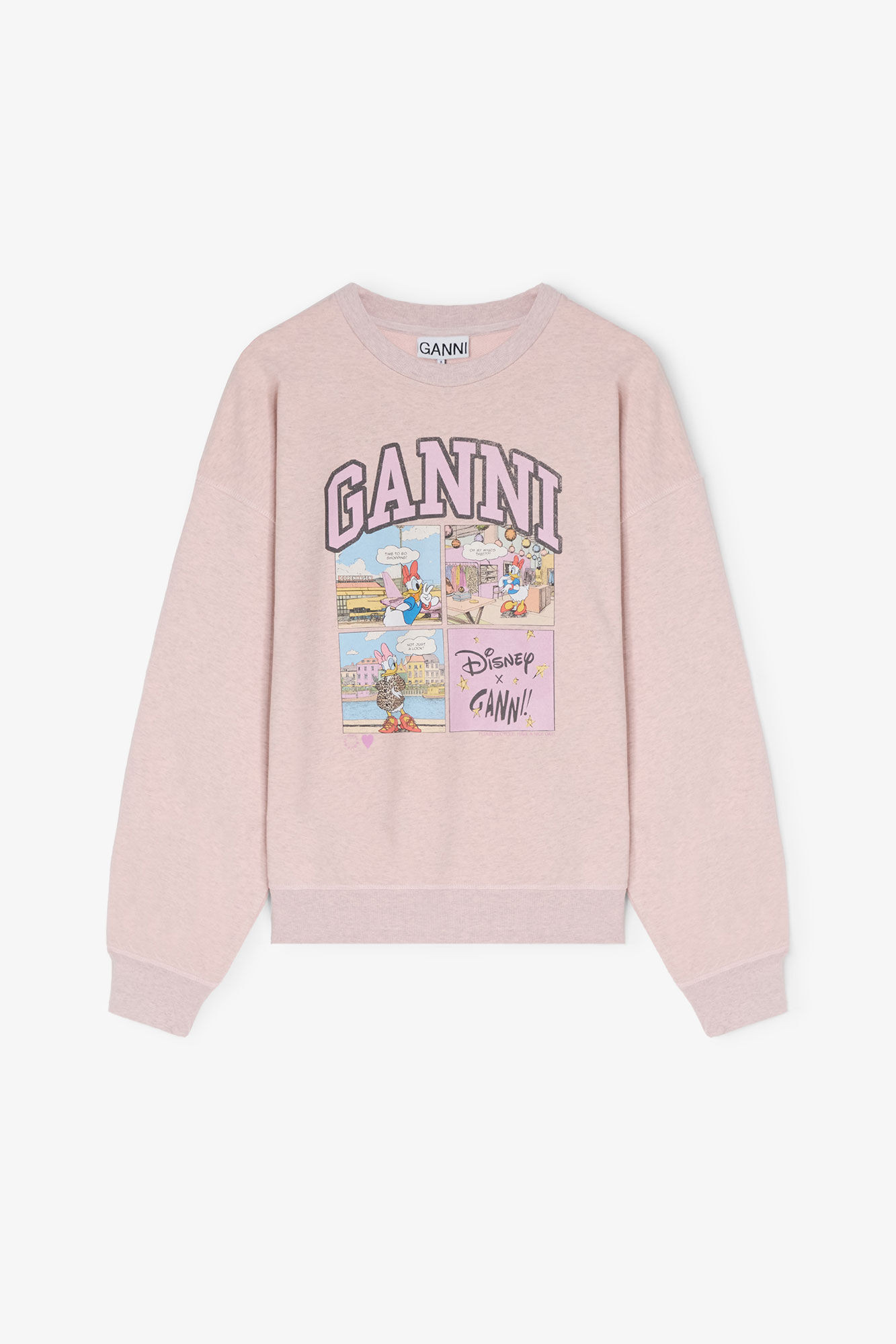 Daisy Duck Pink Comic Sweatshirt | Ganni