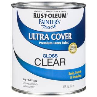 Rust-Oleum Painter's Touch 30 oz. Ultra Cover Gloss Clear General Purpose Paint 242057 | The Home Depot