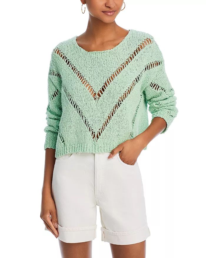 Slit Knit Sweater | Bloomingdale's (US)