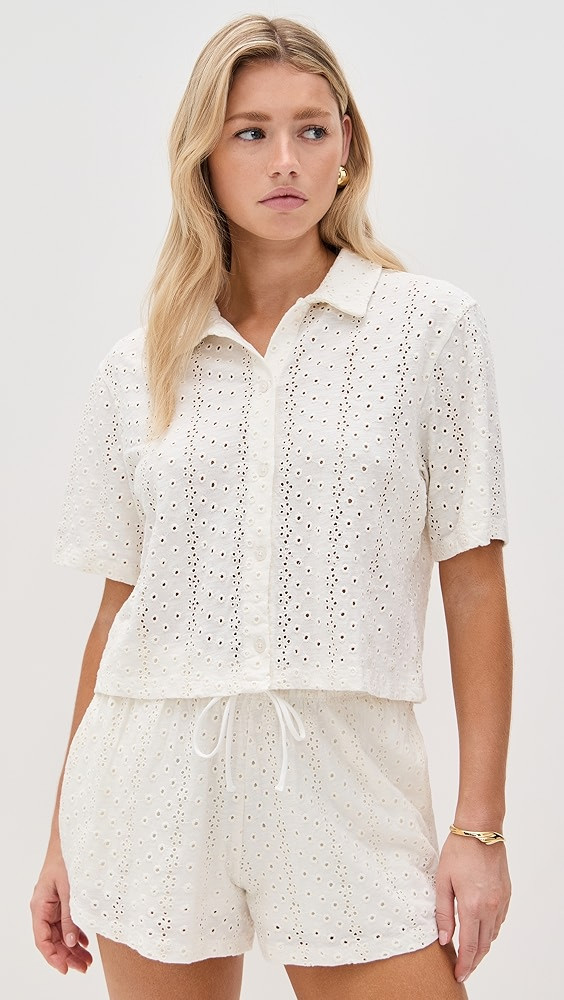 Madrid Eyelet Top | Shopbop