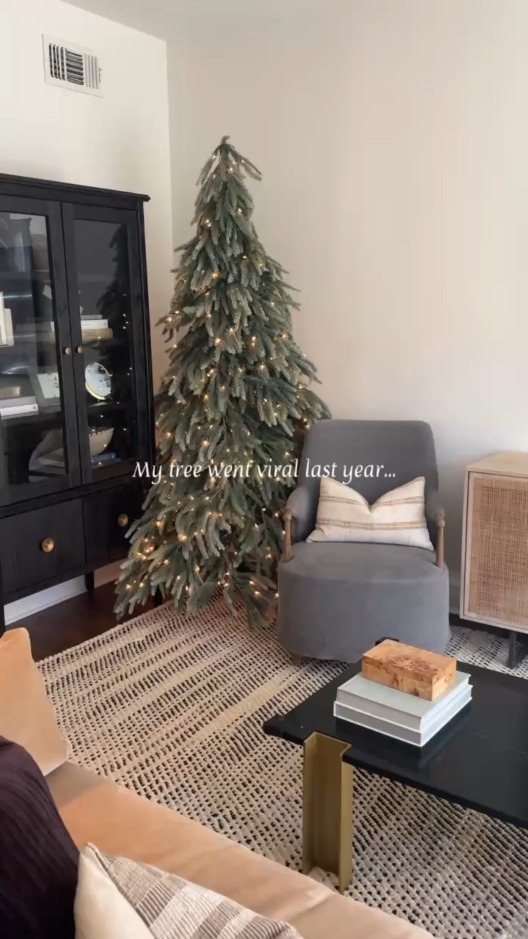 Our 2025 tree🎄✨ 

I had this down swept tree on my wishlist for awhile & got it last year for our first Christmas in our new home. I love that it is mostly green, with a light flocking that feels nostalgic in a way. I wanted it to feel collected & fit in well with our almost 100 year old house. I love how it turned out & can’t wait to continue to add to it over the years! 

Growing up we always had one green tree in our family room for Santa presents & a flocked one for wrapped gifts in our formal living room. This one will serve as our more formal one where I’ll put our wrapped gifts & the more fun tree is in the playroom for the kids! 

#LTKSeasonal #LTKHome #LTKHoliday