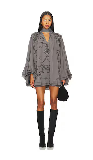 Bali September Sun Mini Dress in Charcoal Grey | Revolve Clothing (Global)