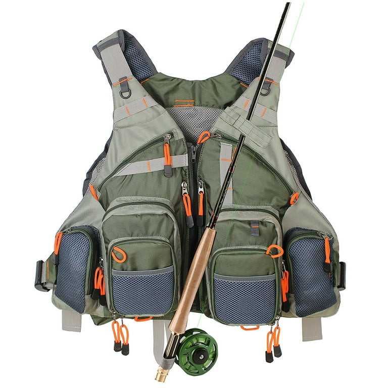 Kylebooker Fly Fishing Vest Pack Adjustable for Men and Women FV01 - Walmart.com | Walmart (US)