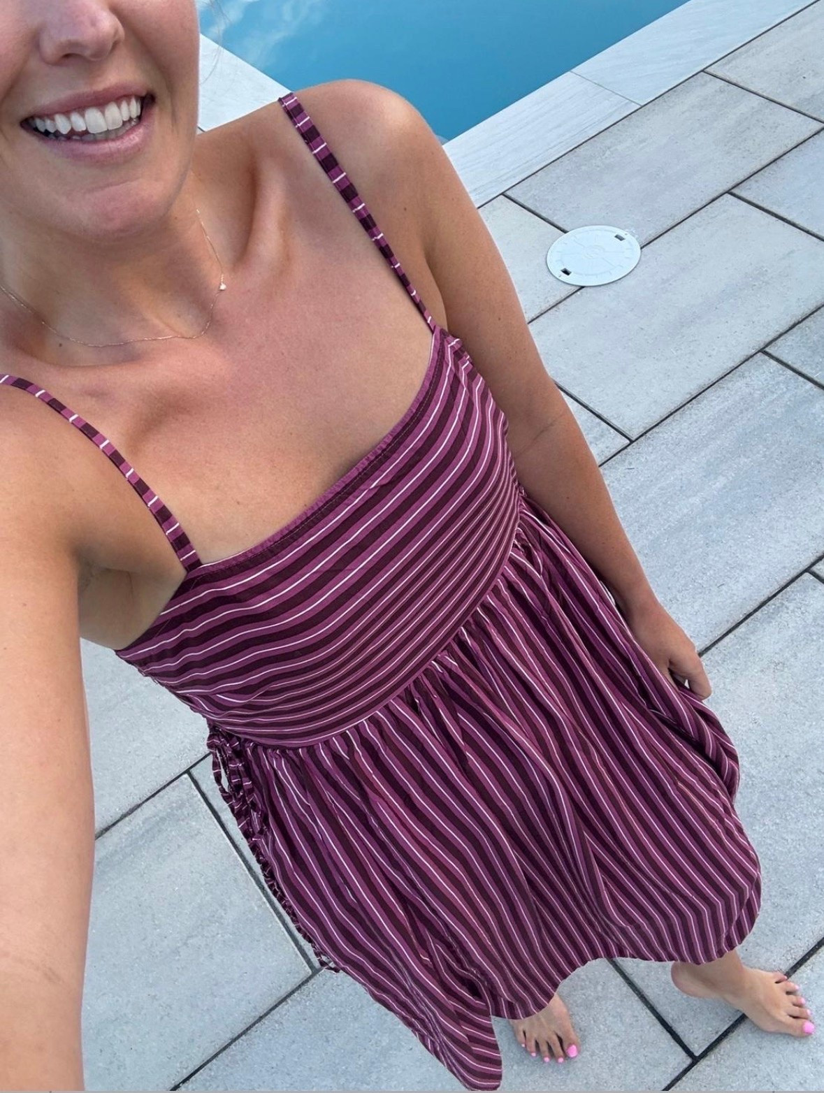 Cute throw on and go dress! Love the side ties too! Wearing a med 
fb

#LTKSeasonal #LTKMidsize