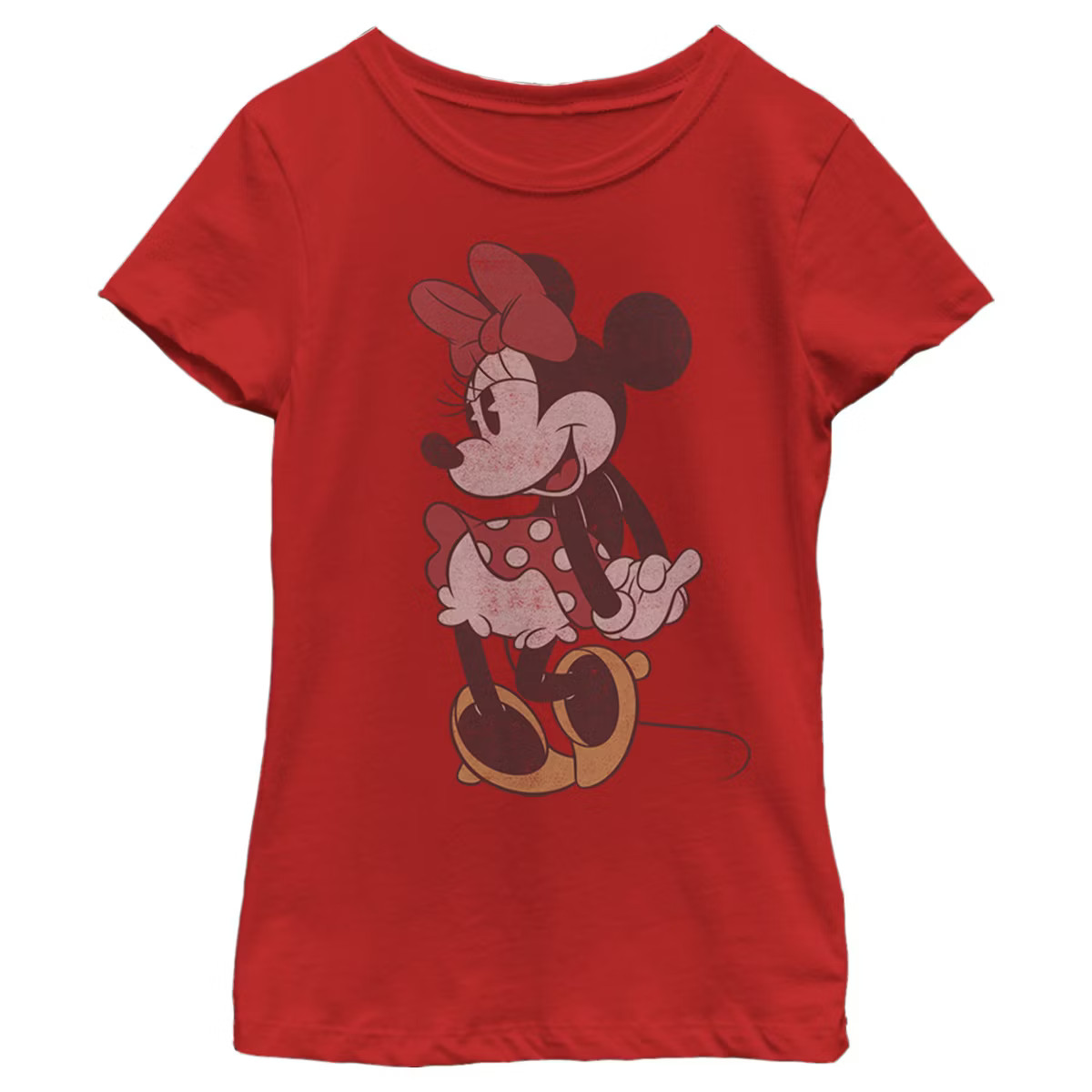 Girl's Disney Faded Retro Minnie T-Shirt | Target