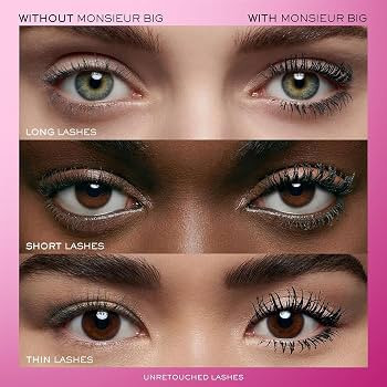 Lancôme Monsieur Big Volumizing Mascara for up to 12x More Volume & 24H Wear - False Lash Effect... | Amazon (US)