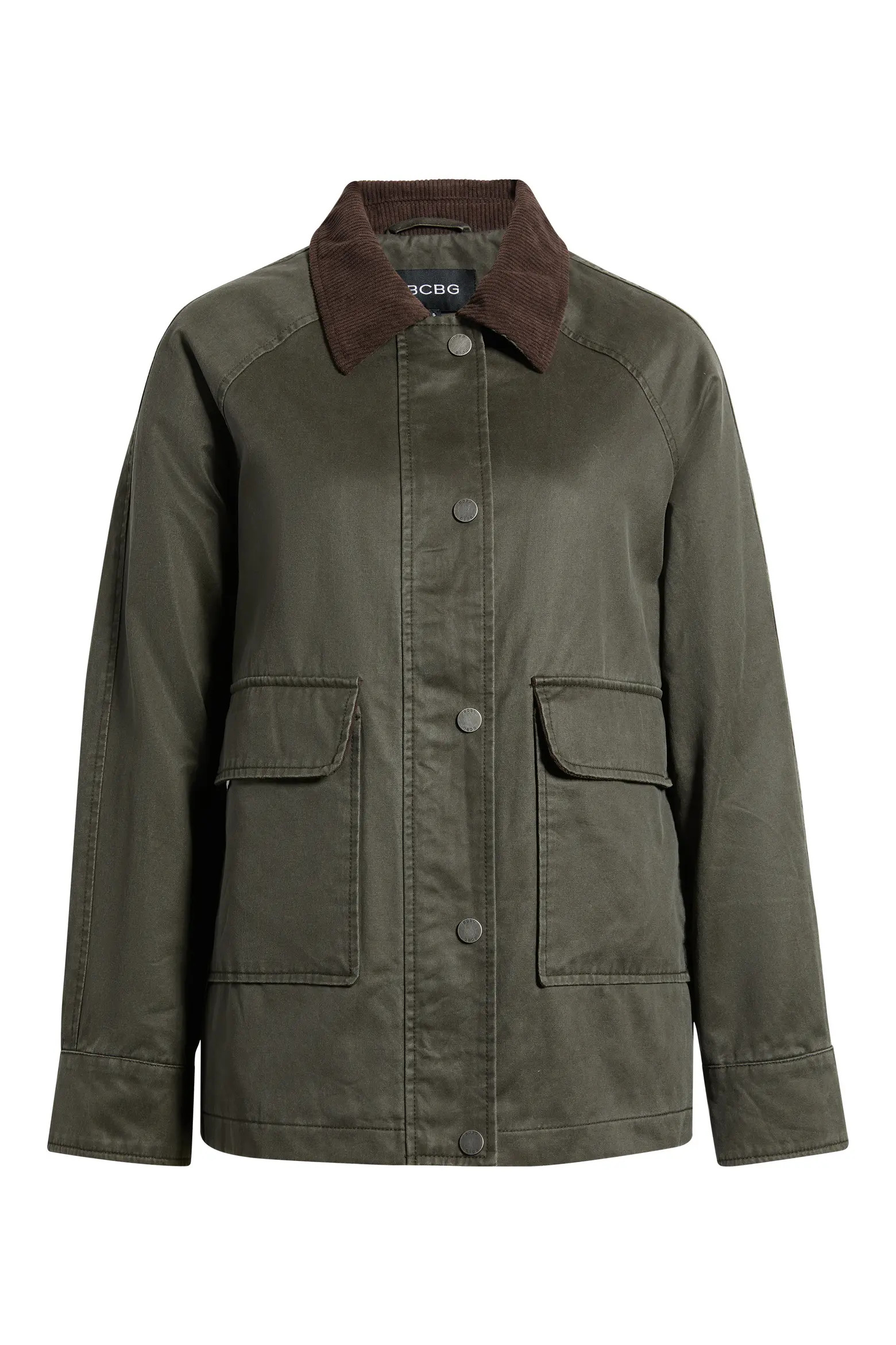 Corduroy Collar Cotton Barn Jacket (Women) | Nordstrom | Nordstrom