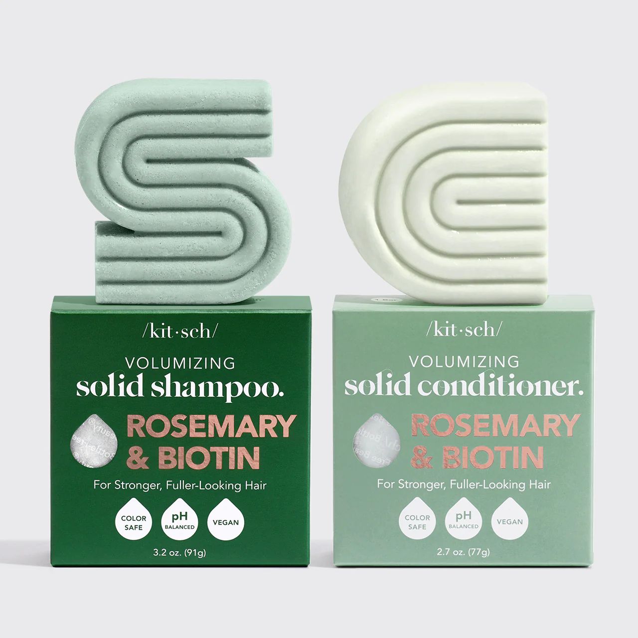 Rosemary & Biotin Shampoo + Conditioner 2pc Combo Pack | Kitsch