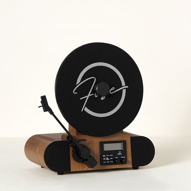Vertical Vinyl Record Player with Bluetooth | UncommonGoods