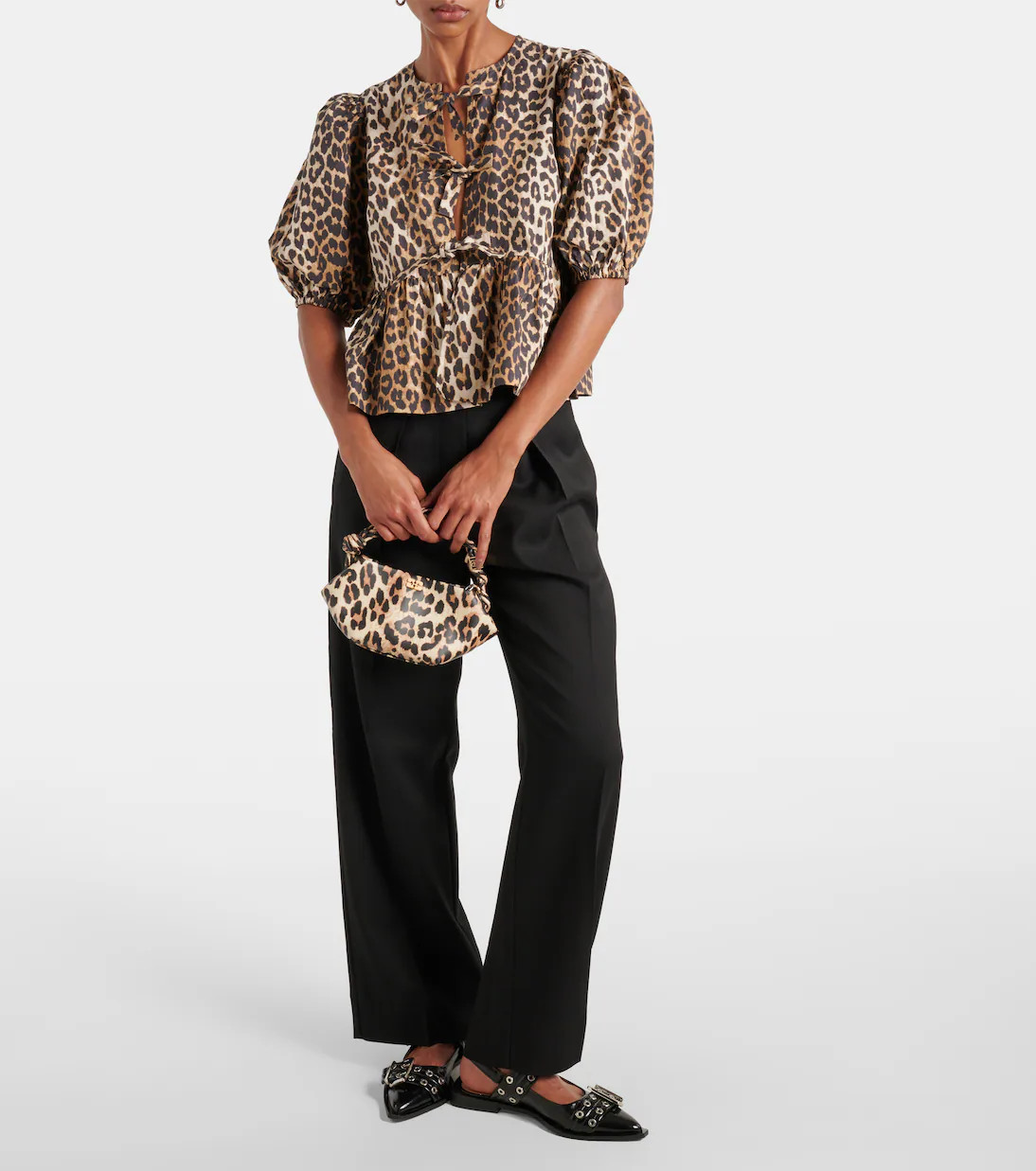 Bedruckte Bluse aus Baumwollpopeline | Mytheresa (DACH)