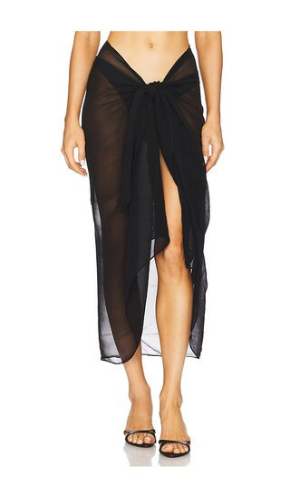 Away That Day Santorini Sarong in Black. | Revolve Clothing (Global)