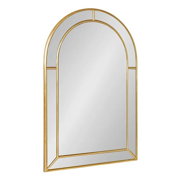Kate and Laurel Fairbrook Transitional Arched Wall Mirror, 18 x 24, Gold, Sophisticated Glam Mirr... | Walmart (US)