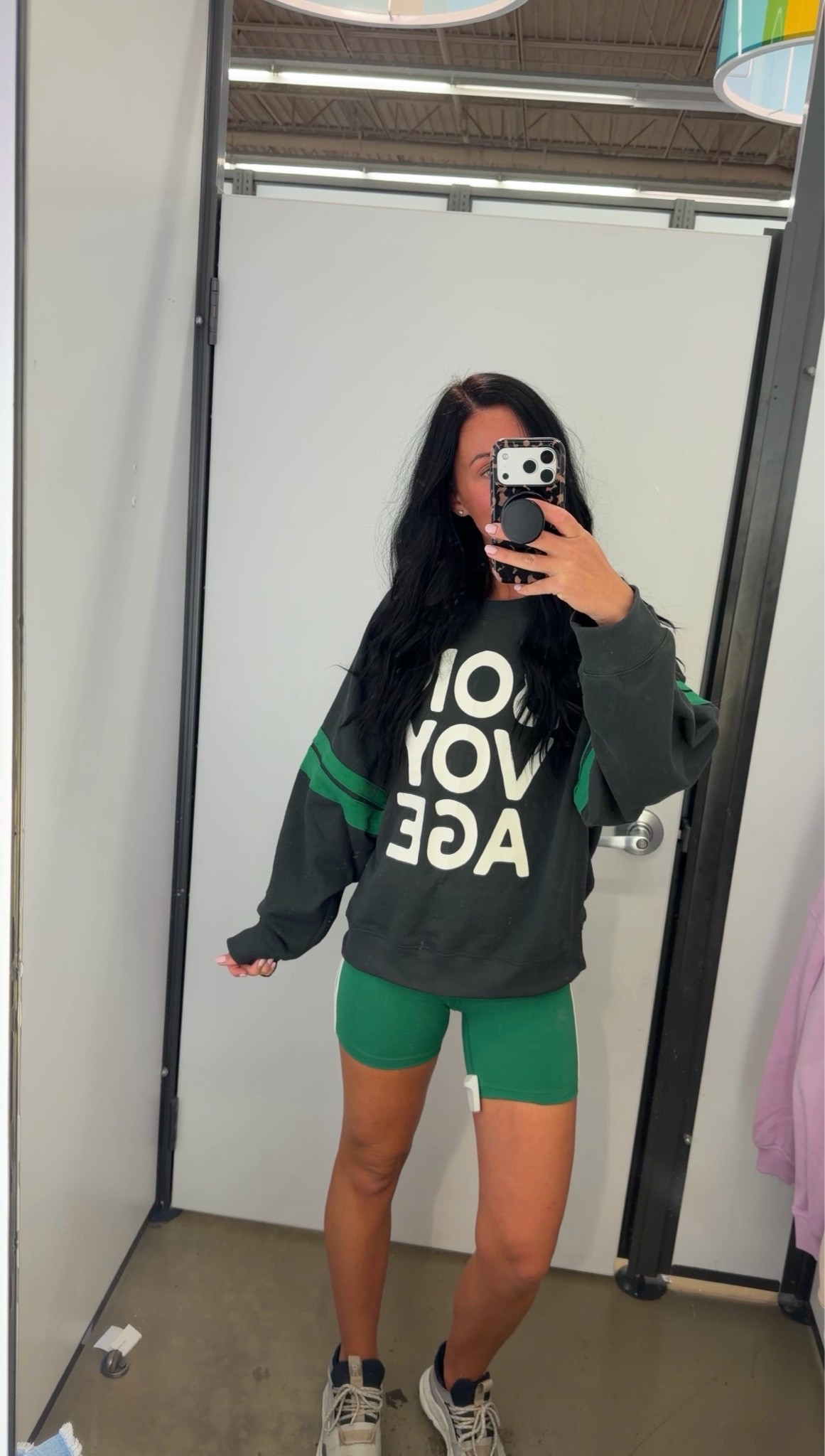 Old Navy sweatshirt with matching biker shorts

#LTKgrwm #LTKootd #LTKActive