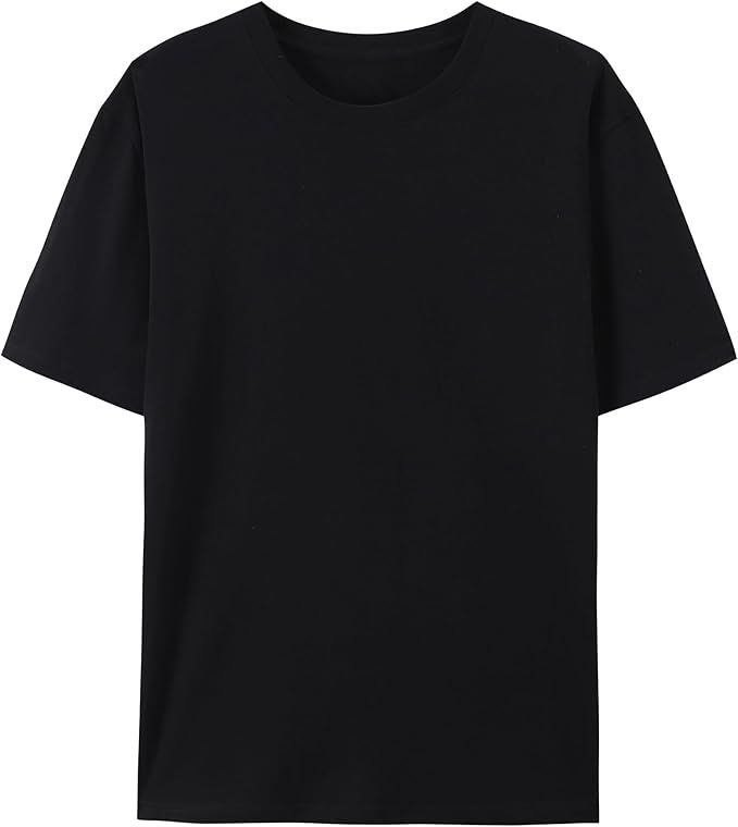 Spym Womens T-Shirt, Crew Neck Short Sleeve Cotton Tee Shirt, Loose Fit Tshirts with Plus Size an... | Amazon (US)