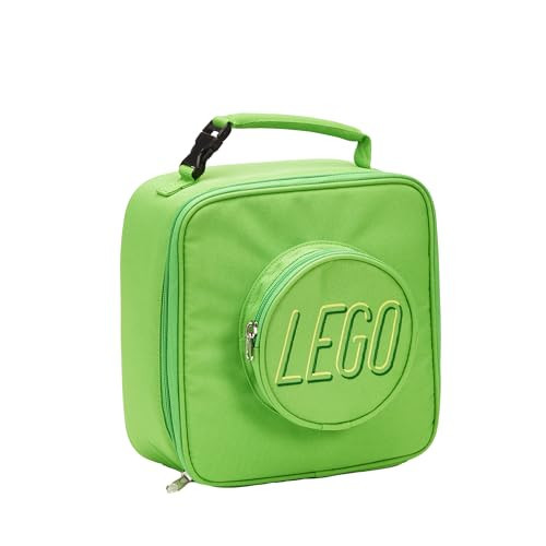 LEGO Lunch Bag, Durable and Insulated, with Mesh Pouch and Zip Compartment, Perfect for On-the-Go Meals, Green | Amazon (US)