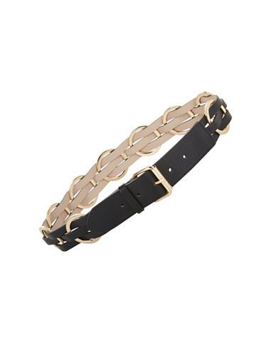 BCBGMAXAZRIA Braided Faux Leather Belt | Lord & Taylor
