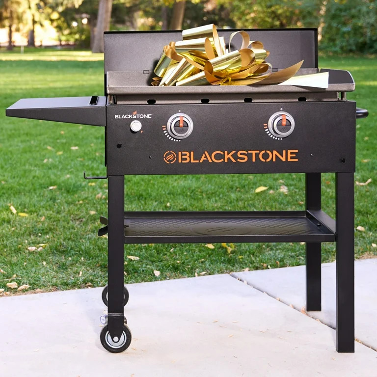 Blackstone Original 2-Burner 28" Propane Omnivore Griddle with Hard Cover | Walmart (US)