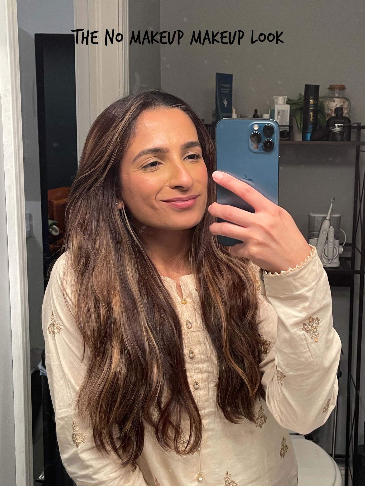 No makeup makeup look

IL MAKIAGE foundation 
Charlotte Tilbury spray
NYX setting spray
NYX Lingerie on lips
Anastasiya on brows
Mascara ILIA
Blush Huda beauty 


#LTKBeauty #LTKFindsUnder100