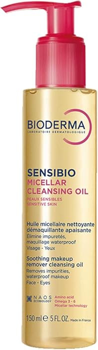 Bioderma Sensibio Micellar Cleansing Oil, 1st Ecobiological Micellar Formula Gentle Face Cleanser... | Amazon (US)
