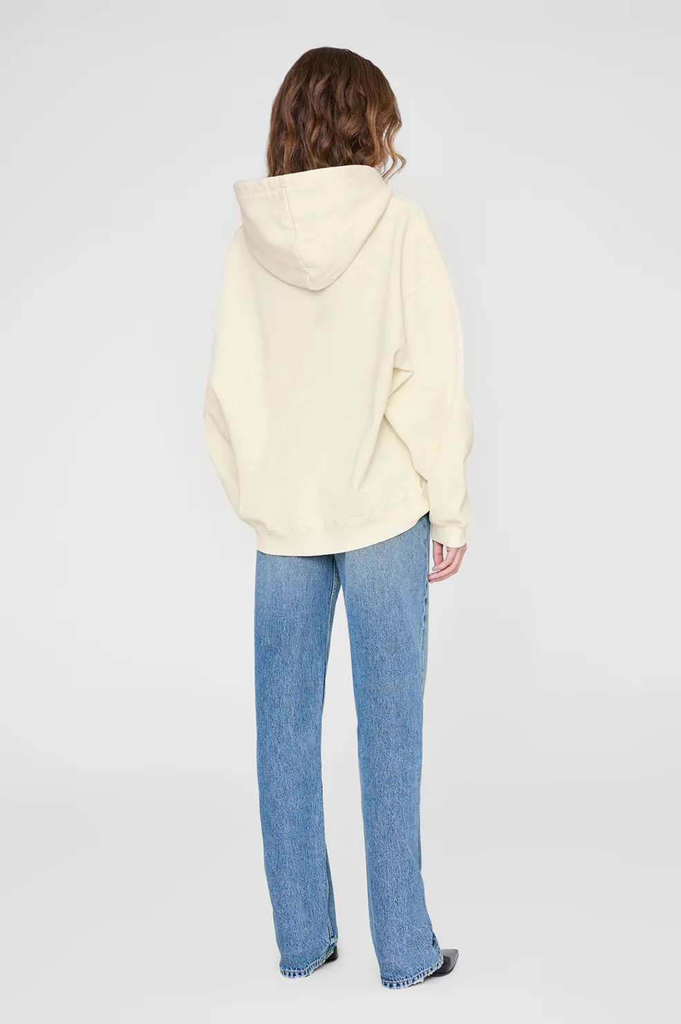 Harvey Sweatshirt - Washed Cream | Anine Bing
