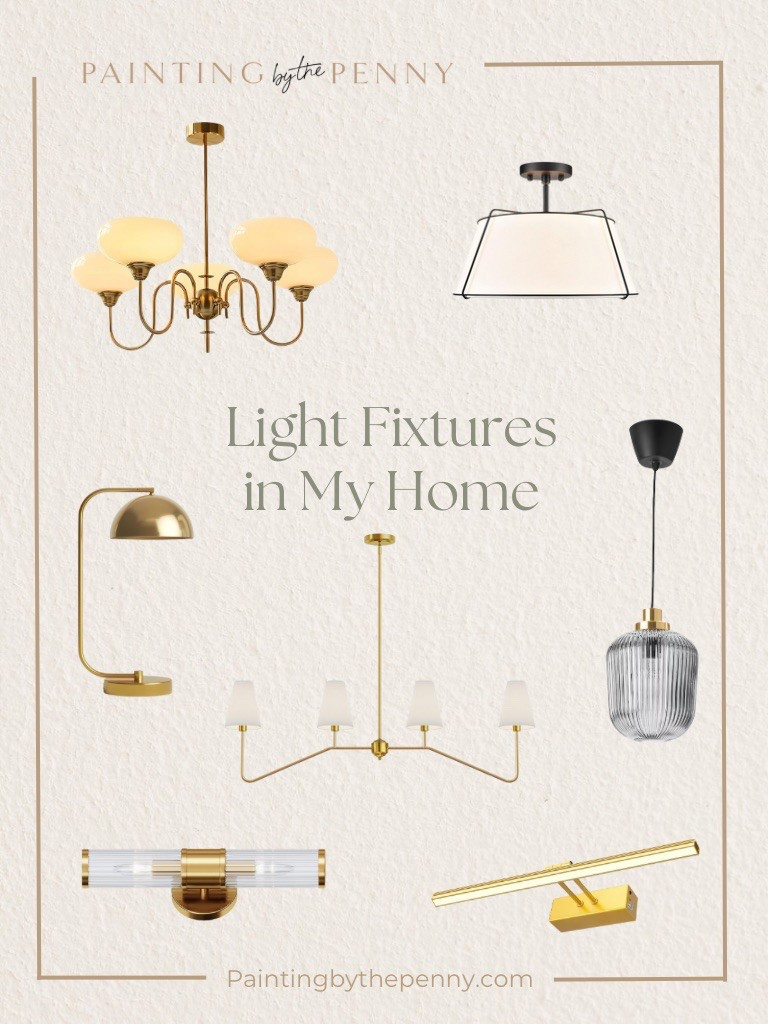 Some of my light fixtures in my home 

#lighting #homedecor 

#LTKHome