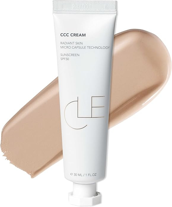 CLE Cosmetics CCC Cream (Neutral Medium Light 201 / SPF 50) - Color Correcting With Sunscreen - L... | Amazon (US)