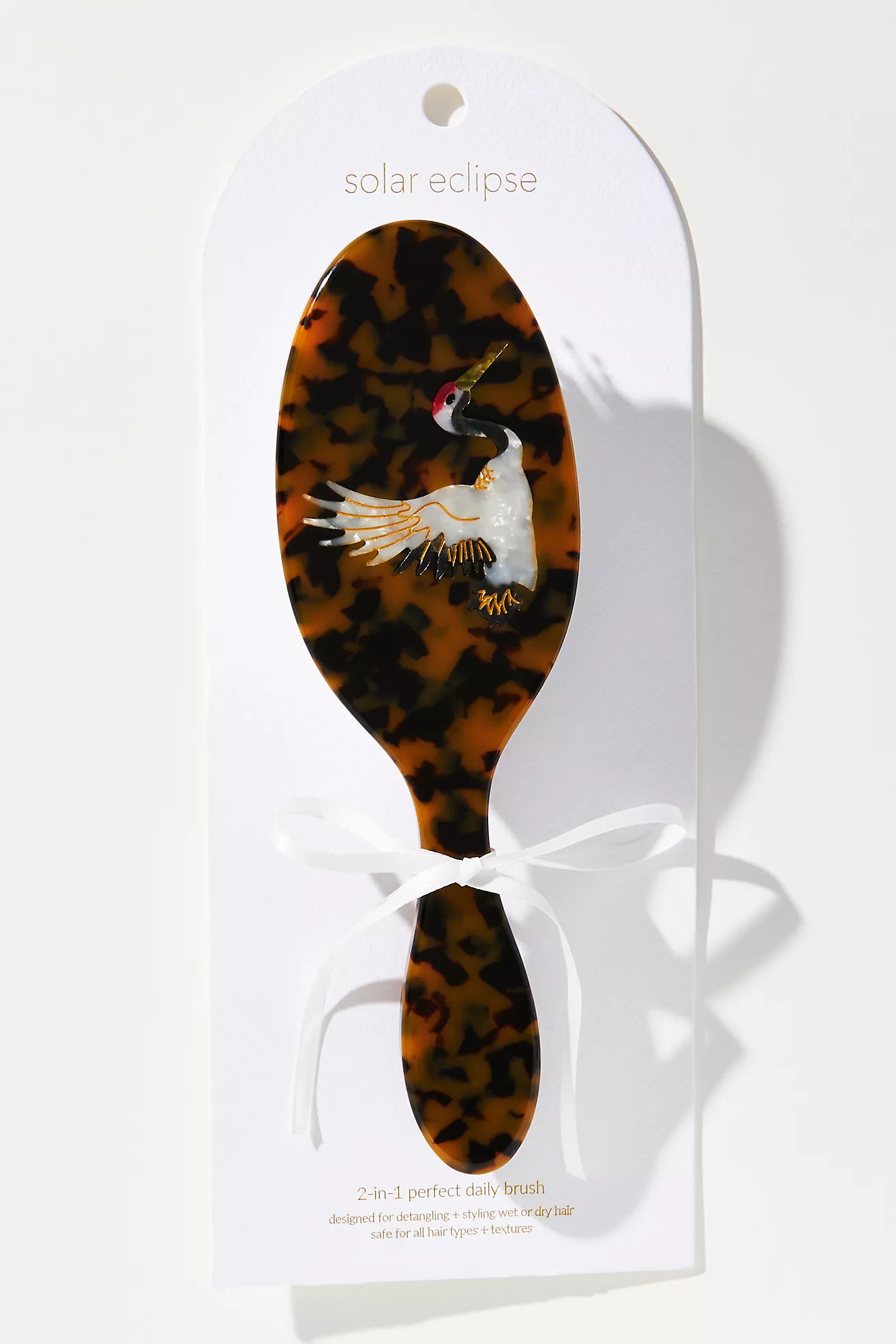 Solar Eclipse Handpainted Acetate Hair Brush | Anthropologie (US)