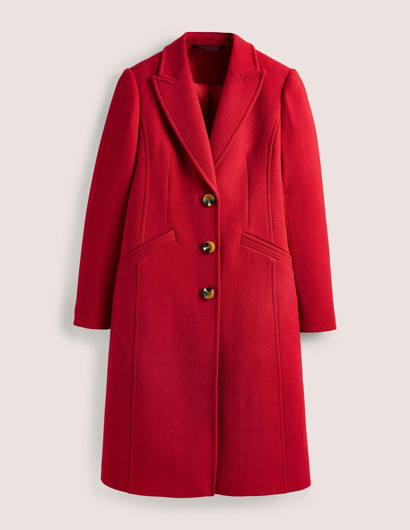 Wool Blend Tailored Coat | Boden (US)