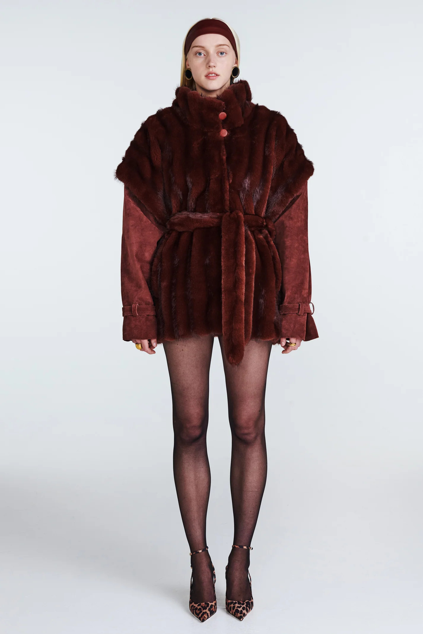 Harper Fur and Suede Jacket | DUCIE