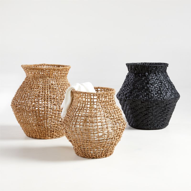 Wonky Weave Baskets by Leanne Ford | Crate and Barrel | Crate & Barrel