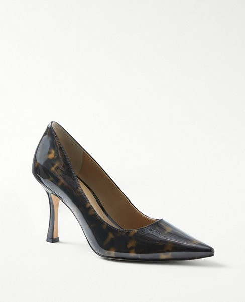 Mila Tortoiseshell Print Pumps | Ann Taylor (US)