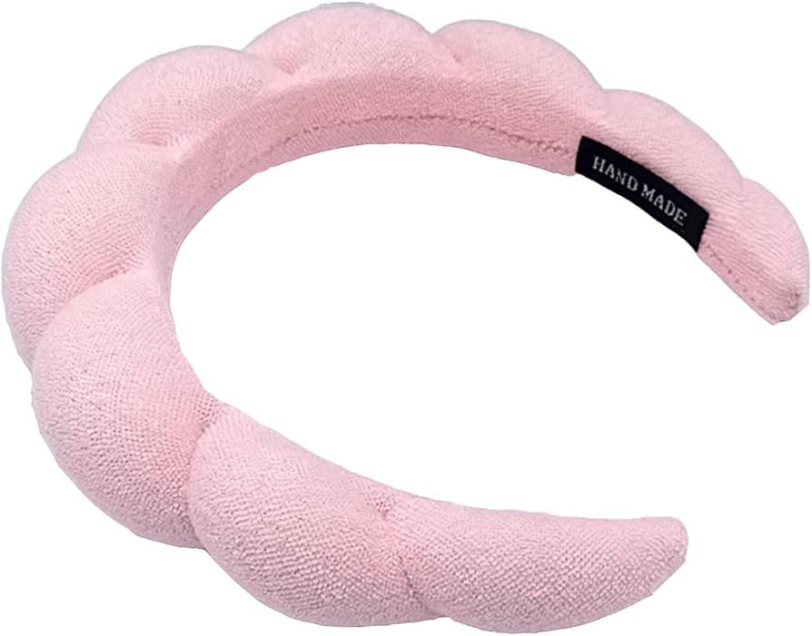 Aopwsrlyi Spa Headband for Women,Puffy Spa Headband mimi and co spa headband for Washing Face Mak... | Amazon (US)