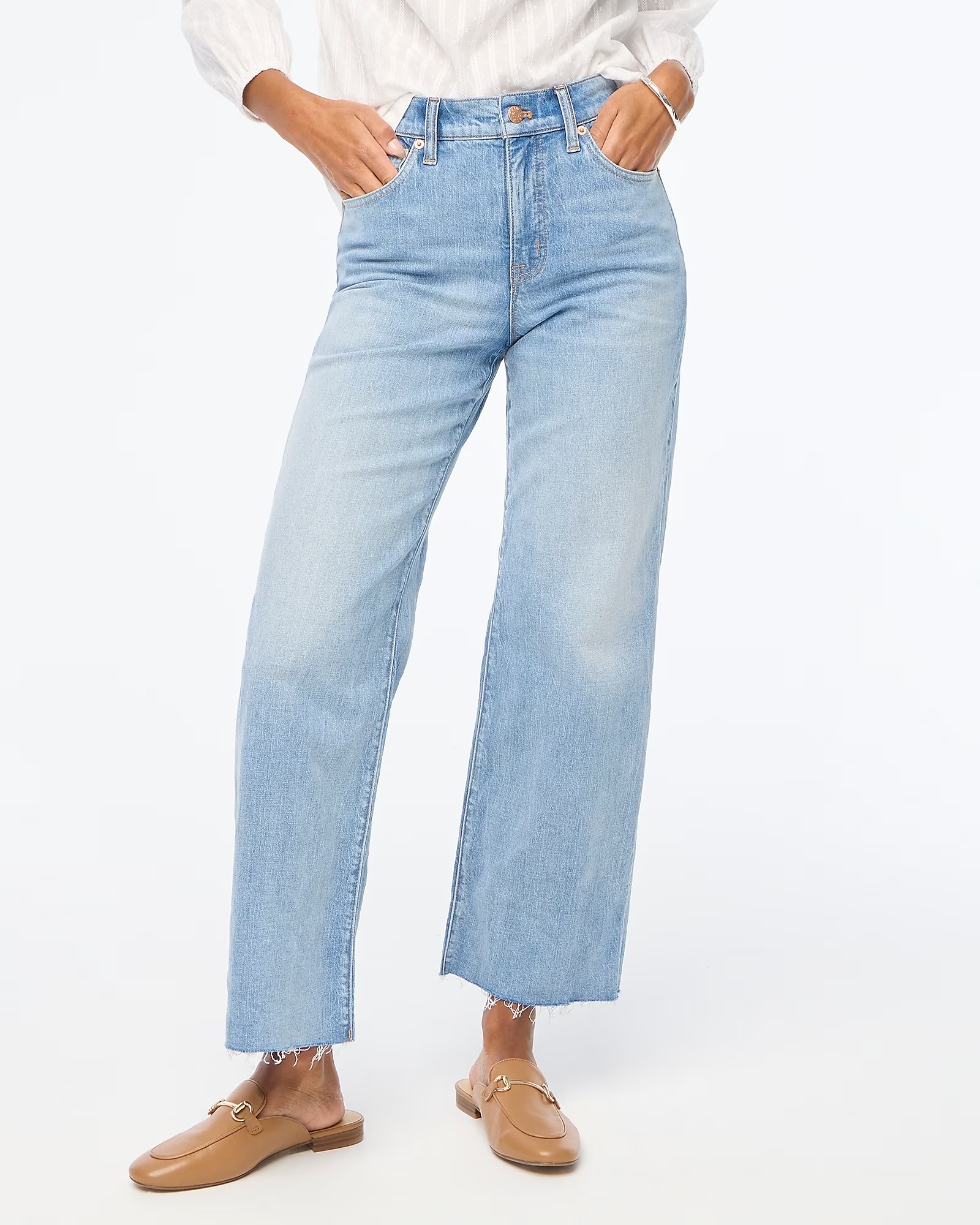 Wide-leg crop jean in all-day stretch | J.Crew Factory