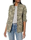 Lucky Brand Women's Long Sleeve Button Up Camo Printed Utility Jacket | Amazon (US)