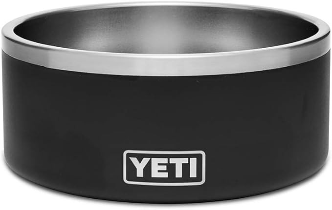 YETI Boomer 8, Stainless Steel, Non-Slip Dog Bowl, Holds 64 Ounces, Black | Amazon (US)
