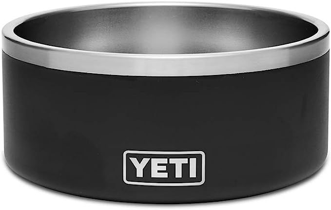 YETI Boomer 8, Stainless Steel, Non-Slip Dog Bowl, Holds 64 Ounces, Black | Amazon (US)