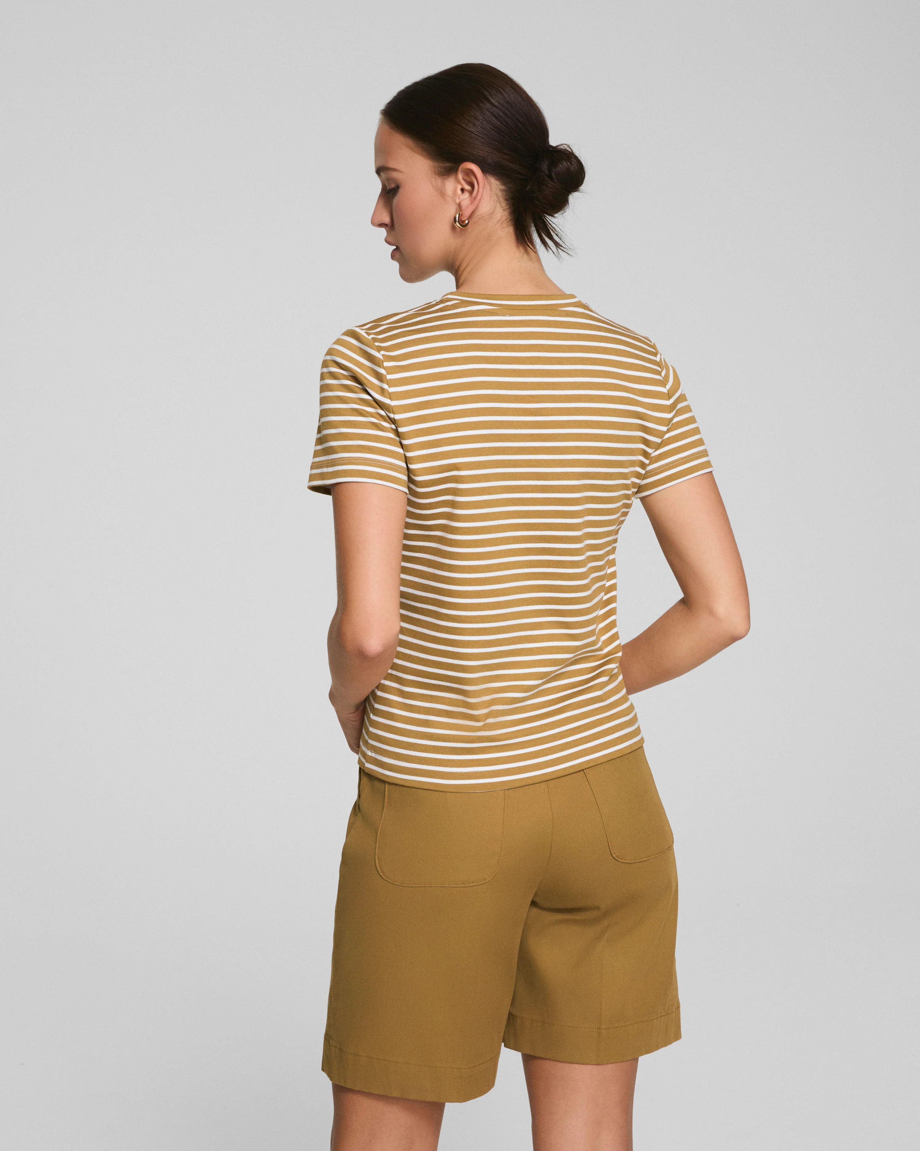 Cotton Crew Tee – Breathable, Classic Fit | SPANX | Spanx