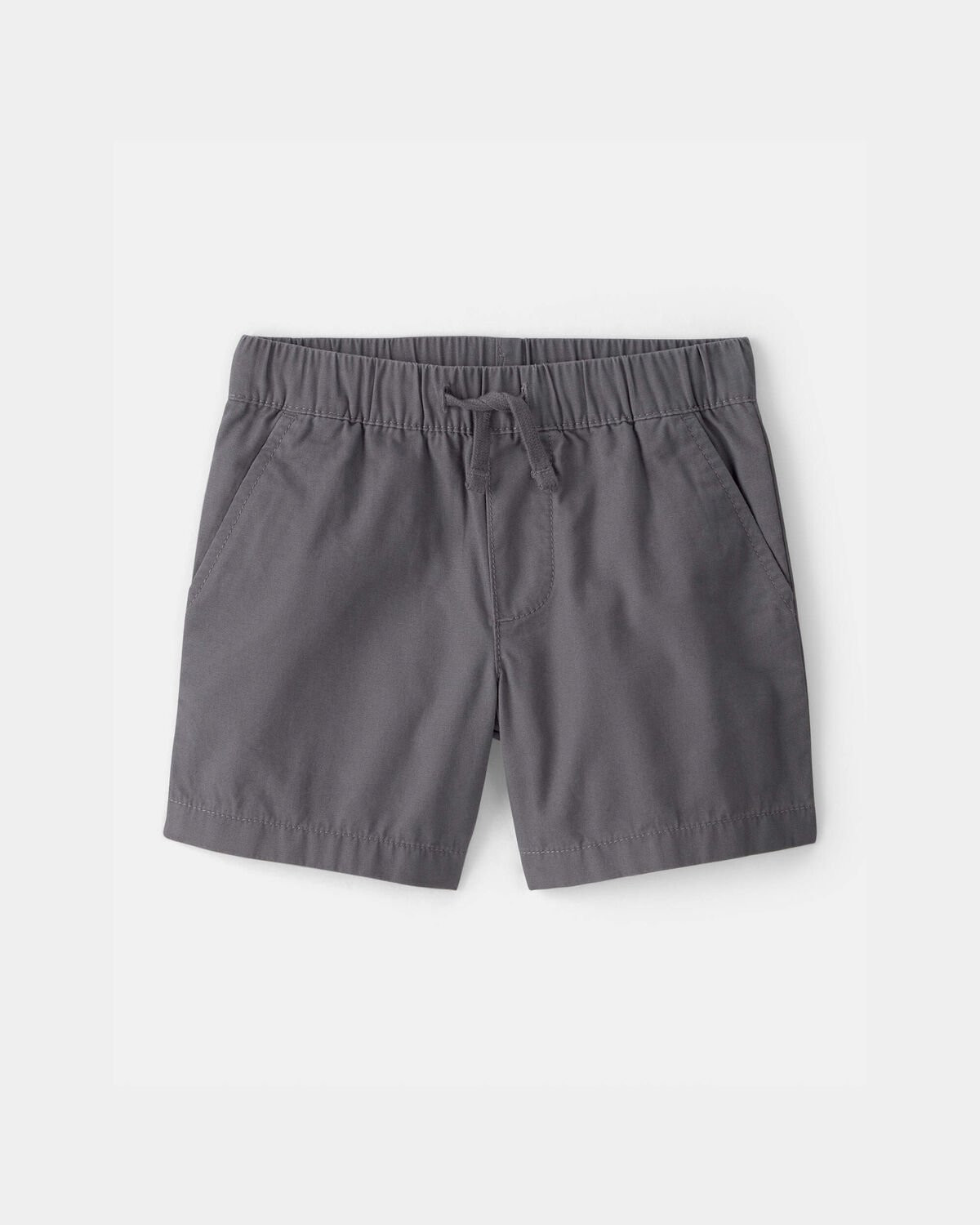 Toddler Boy Canvas Shorts - Grey | Carter's Inc