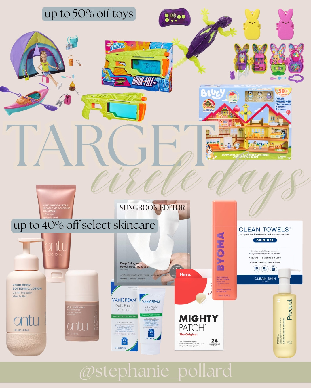 Target circle days deals start today for early access for 360 circle members!! 

So many great skincare products for up to 40% off + up to 50% off select toys! 

#LTKKids #LTKselfcare #LTKSaleAlert