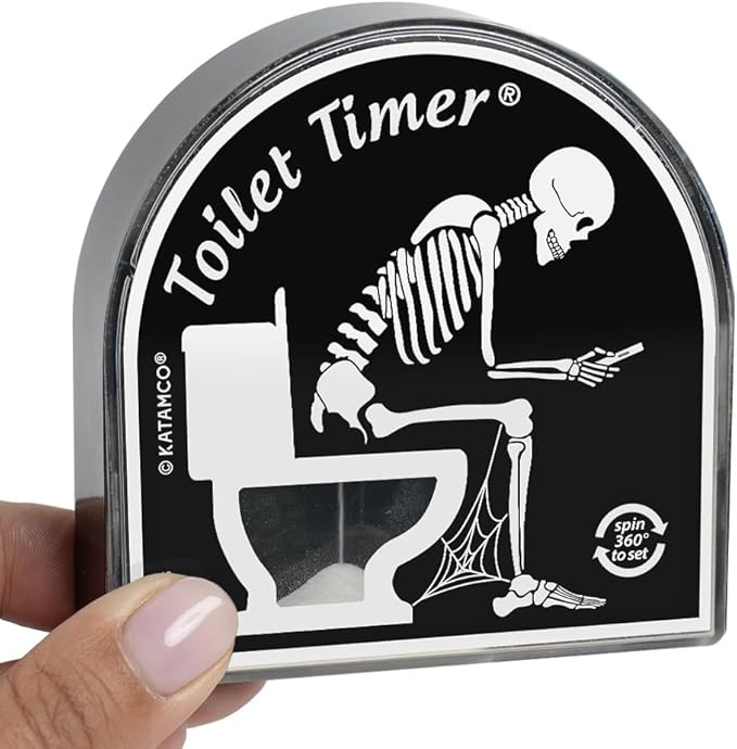 Katamco Toilet Timer (Skeleton Edition), Funny Gift for Men, Husband, Dad, Birthday, Christmas, S... | Amazon (US)