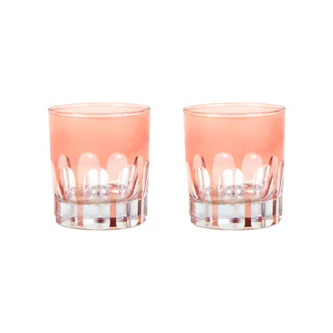 RIALTO GLASS OLD FASHION SET/2, KITTEN | Christian Ladd Home