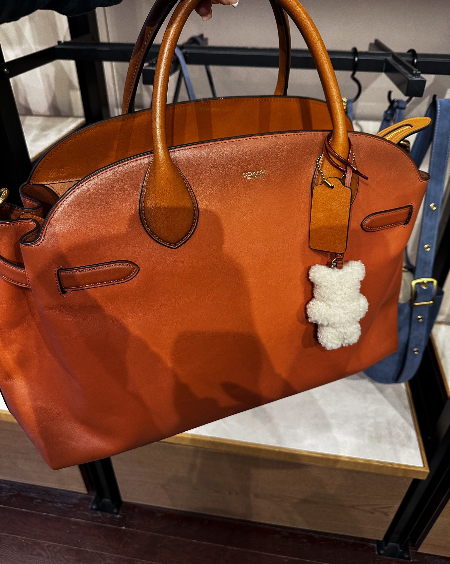 A classic Coach leather tote with a structured shape and plenty of room for everyday work essentials. Polished, practical, and easy to style for work or school!

#LTKootd #LTKdayinmylife #LTKGiftGuide