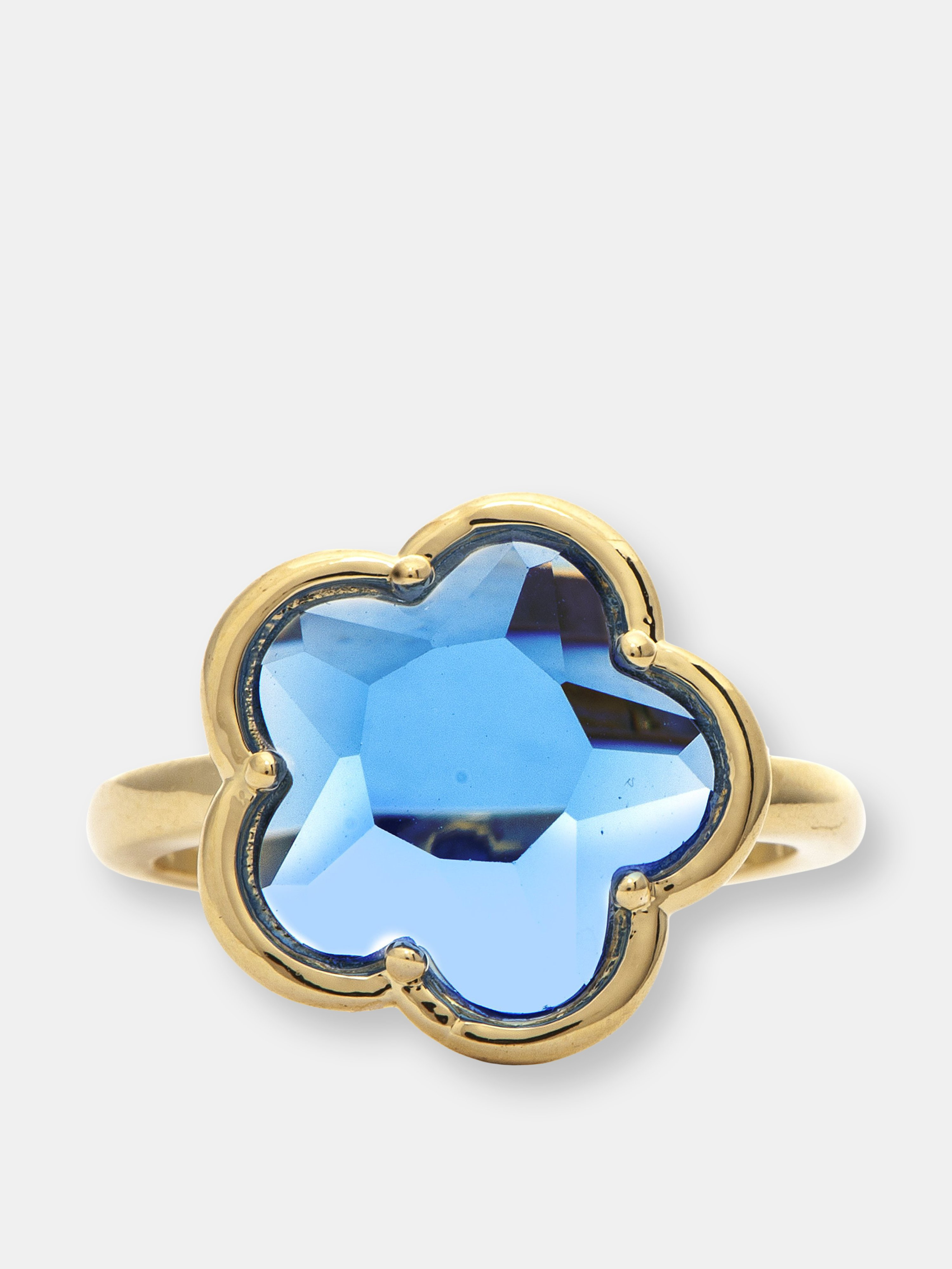 Swiss Blue Clover Ring - 9 - Also in: 5, 6, 8, 7 | Verishop