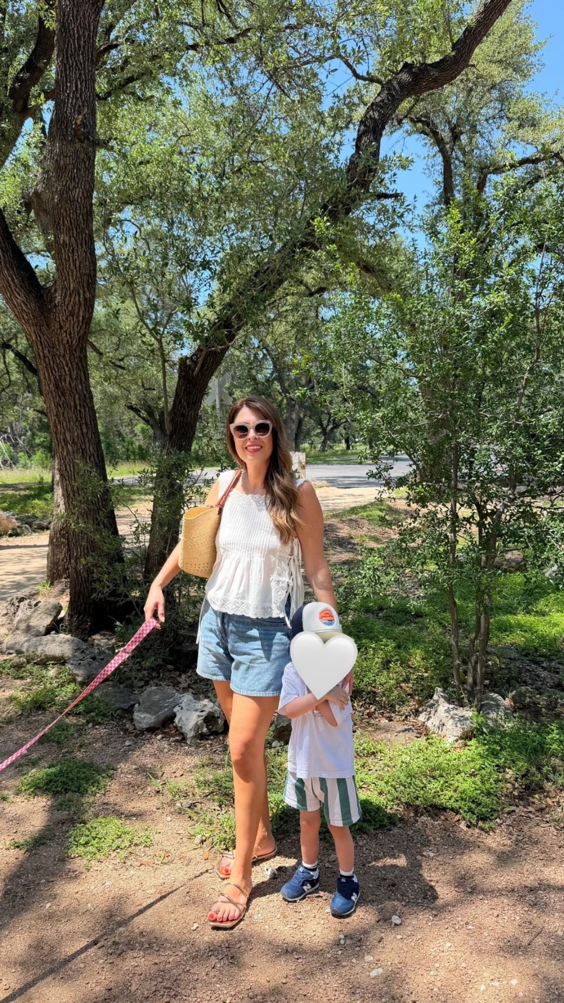 Picnic Mother’s Day 🧺☀️ We tried to be good sports, but it was too hot for us adults! 😂 The toddler and the yellow lab, however, were absolutely loving life. 🐶👶 Little one played hard at the playground and our pup loved the walk. 🦮
OOTD: Austin Rodeo top 🤠 | Levi’s shorts | Amazon sandals 👡
#MothersDay2026 #PicnicDay #ToddlerLife #YellowLab#LTKMothersDay

#LTKmomlife #LTKstorytime